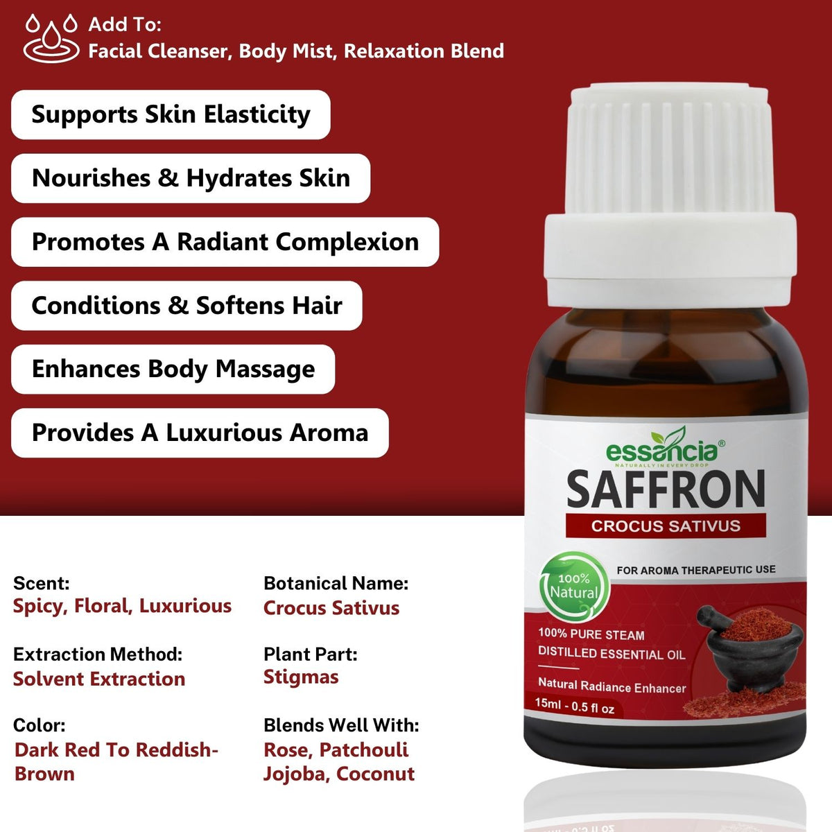 Saffron Essential Oil Essancia®