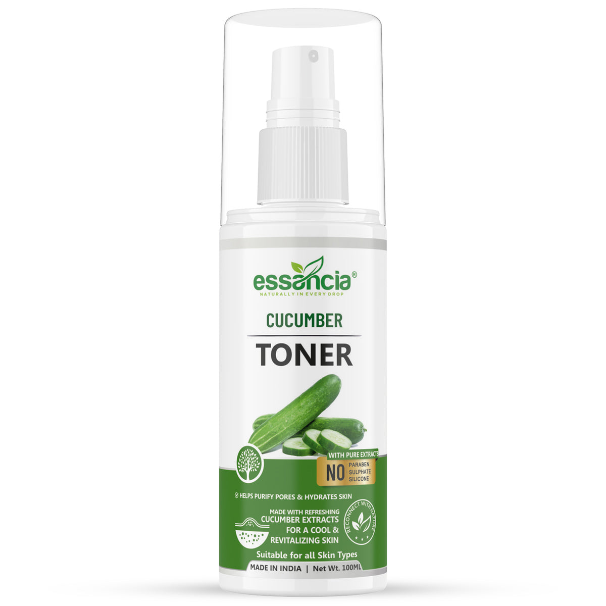 Essancia Cucumber Toner Refreshing Hydration Pore Purifying