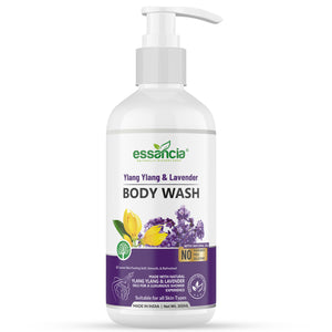 Essancia Ylang Ylang & Lavender Body Wash Gel - Soothing & Rejuvenating (300ml)