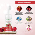 Essancia Apple Cider Vinegar Foaming Face Wash with Built-in Brush - Deep Cleanse & Pore Refining (150ml) Essancia Living