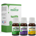 Pack of 3 Essential Oils (Tea Tree, Lavender, Ylang Ylang) Essancia