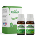 Pack of 2 Essential Oils (Peppermint & Rosemary) Essancia