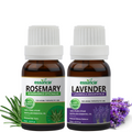 Pack of 2 Essential Oils (Lavender & Rosemary) Essancia