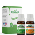 Pack of 2 Essential Oils (Orange & Rosemary) Essancia