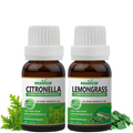 Pack of 2 Essential Oils (Citronella & Lemongrass) Essancia