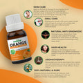 Pack of 10 Essential & Carrier Oils (Tea Tree, Lavender, Orange, Peppermint, Eucalyptus, Rosemary & Jojoba, Argan, Avocado, Rosehip) Essancia
