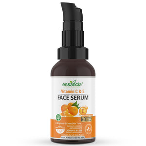 Essancia Vitamin C & E Face Serum - Skin Brightening & Hydrating Formula (30ml)