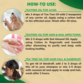 Pack of 2 Essential & Carrier Oils (Tea Tree & Jojoba) Essancia
