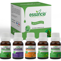 Pack of 5 Essential Oils (Tea Tree, Lavender, Orange, Peppermint, Rosemary) Essancia