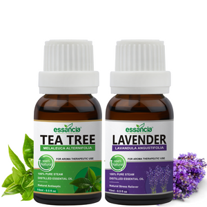 Pack of 2 Essential Oils (Tea Tree & Lavender)