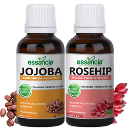 Pack of 2 Carrier Oils (Jojoba & Rosehip)
