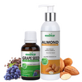 Pack of 2 Carrier Oils (Almond & Grape seed) Essancia