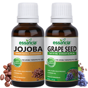 Pack of 2 Carrier Oils (Jojoba & Grape seed)