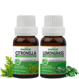 Pack of 2 Essential Oils (Citronella & Lemongrass)